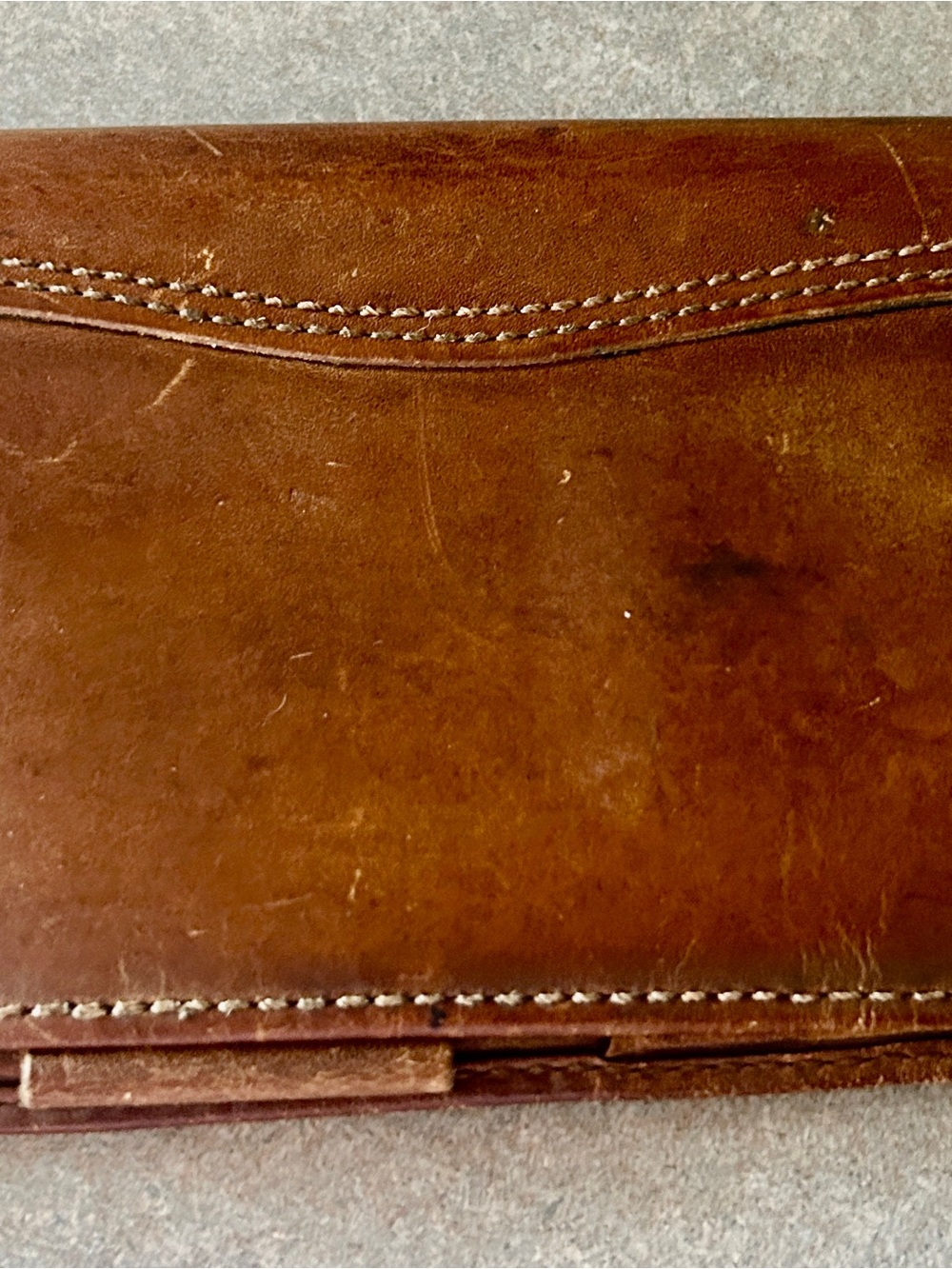 Day Timer Men’s Leather Bifold check book Wallet